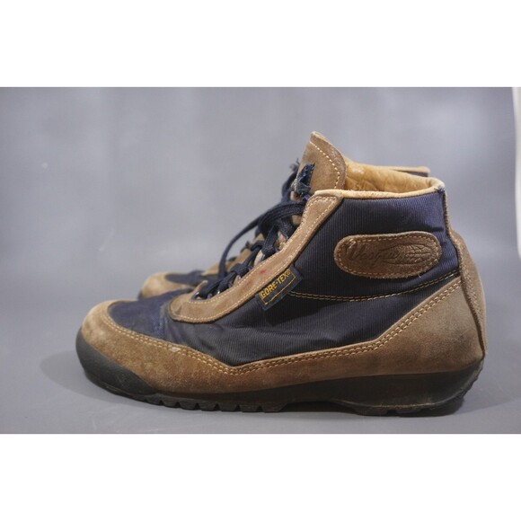 Vintage Vasque Skywalk Hiking Boots Mens 8.5 M Brown Navy Blue Gore-Tex 7534 main image 7